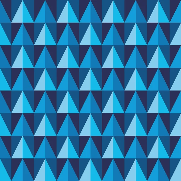 Geometrik arkaplan grafik tasarımı. Sunum, web sitesi, verimlendirme düzeni için soyut, pürüzsüz desen. Dekoratif mozaik süsü. Üçgen şeklinde. Mavi renk. Vektör konsepti çizimi.  