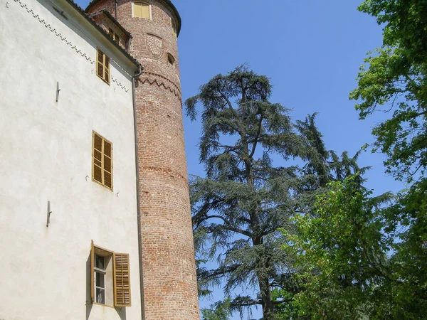 Pralormo Italien Cirka April 2018 Slottet Castello Pralormo — Stockfoto