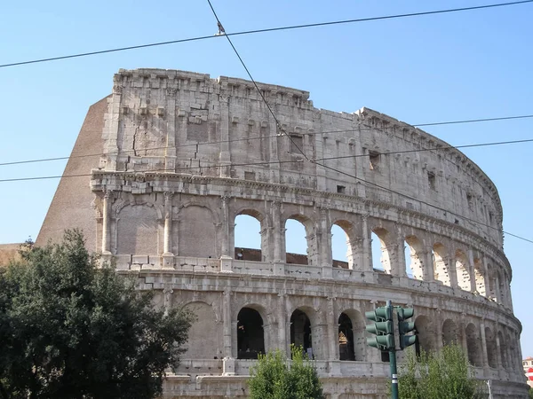 Coliseu Colosse Aka Coliseu Roma Itália — Fotografia de Stock