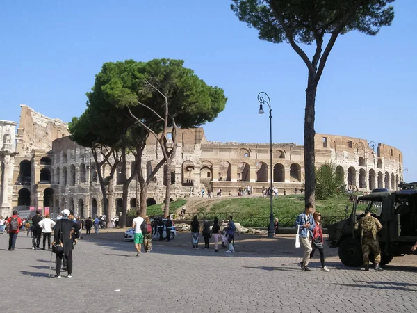 Roma Italia Circa Octubre 2018 Coliseo Colosas Aka Coliseo —  Fotos de Stock