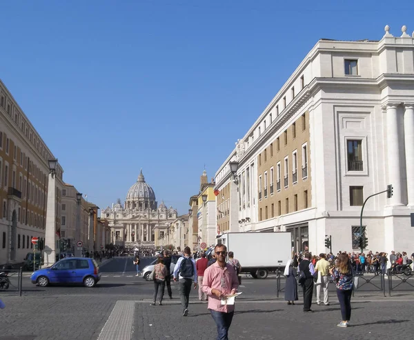 Roma Italia Circa Octubre 2018 Basílica San Pedro Basílica San — Foto de Stock