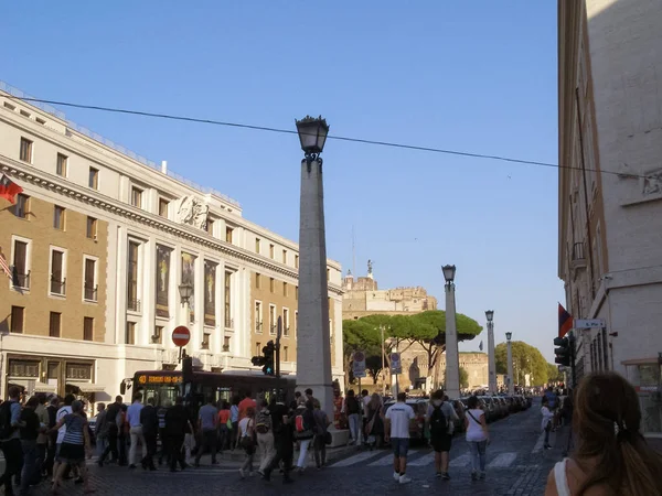 Roma Italia Circa Octubre 2018 Della Conciliazione Street — Foto de Stock