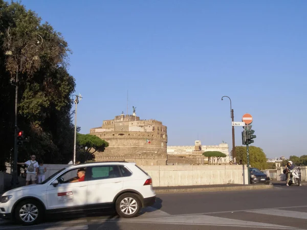Řím Itálie Cca Října 2018 Castel Sant Angelo Aka Mausoleum — Stock fotografie
