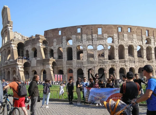 Рим Італія Межах 2018 Жовтня Колізей Колосах Ака Колізей — стокове фото