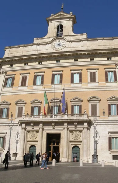 モンテチトーリオ イタリア下院の座席はあるローマ イタリア 2018年 月年頃 — ストック写真