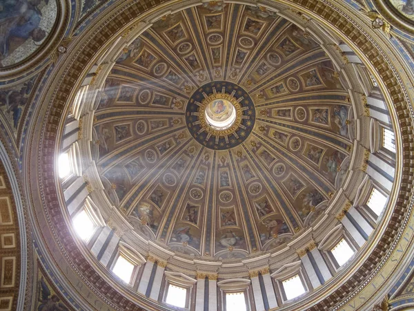 Rome Italië Circa Oktober 2018 Peter Basiliek Basilica San Pietro — Stockfoto