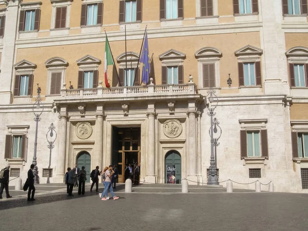 モンテチトーリオ イタリア下院の座席はあるローマ イタリア 2018年 月年頃 — ストック写真