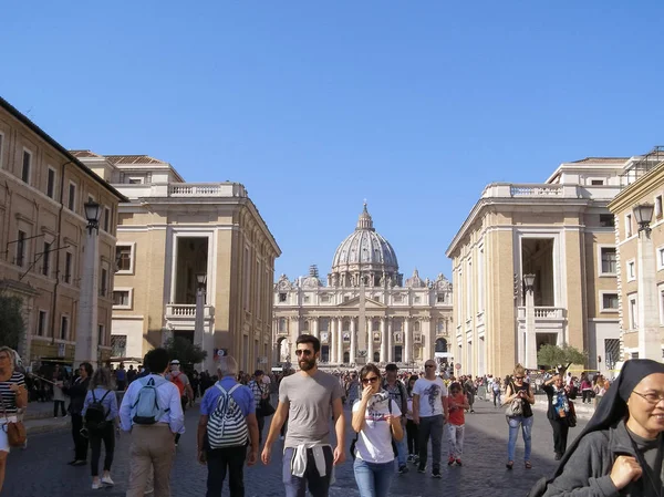 Roma Italia Circa Ottobre 2018 Basilica San Pietro — Foto Stock