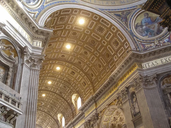 Rzym Włochy Około Października 2018 Peter Basilica Basilica San Pietro — Zdjęcie stockowe