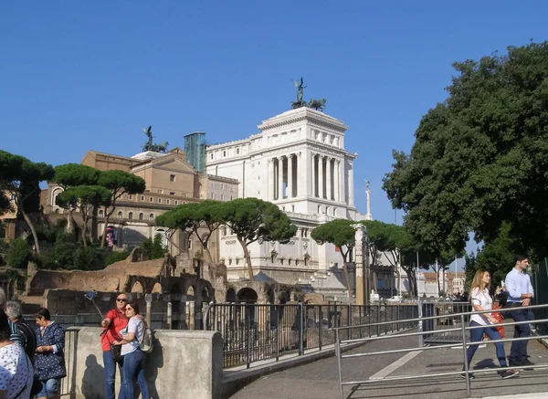 Roma Italia Circa Octubre 2018 Altare Della Patria Altar Patria —  Fotos de Stock