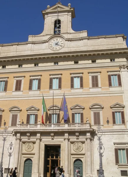 モンテチトーリオ イタリア下院の座席はあるローマ イタリア 2018年 月年頃 — ストック写真