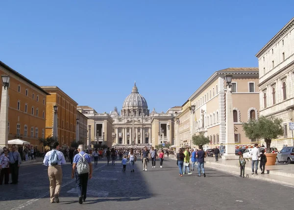 Roma Italia Circa Ottobre 2018 Basilica San Pietro — Foto Stock