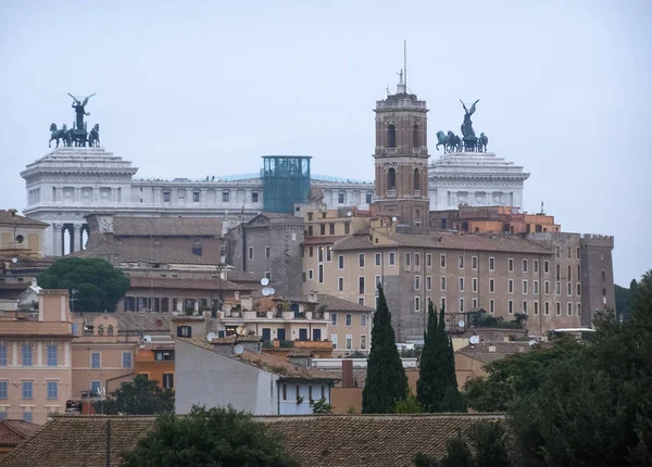 Altare Della Patria Altar Patria Alias Vittoriano Monumento Nazionale Vittorio — Foto de Stock