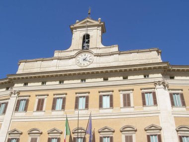 Palazzo Montecitorio koltuğum İtalyan Odası milletvekilleri, Roma, İtalya