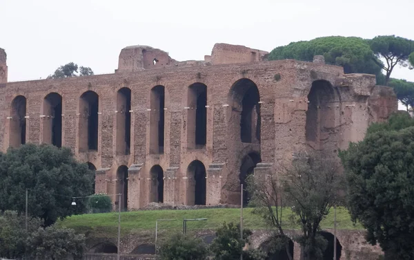 Ruiny Římského Fóra Aka Foro Romano Římě Itálie — Stock fotografie