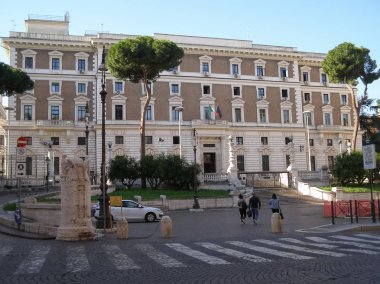 Roma şehrinin manzarası