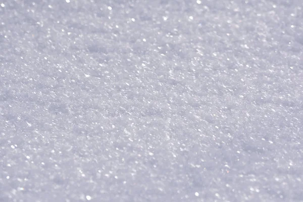 雪的质感 雪面特写 雪纹理背景 雪的结构 — 图库照片