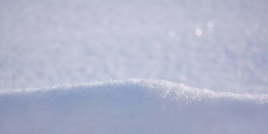 Kar doku. Kar yüzey yakın çekim. Kar doku arka plan. Kar yapısını.