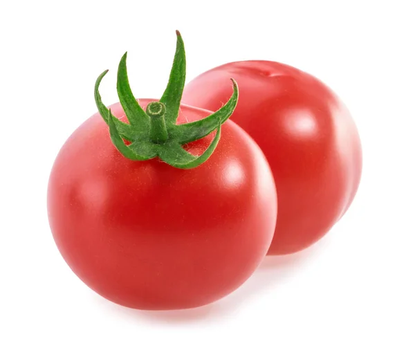 Cherry Tomater Isolerad Vit Bakgrund — Stockfoto