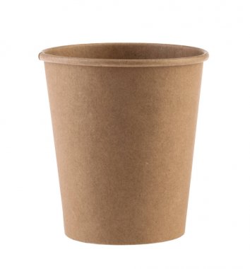 Tek kullanımlık boş bardak izole. Kırpma yolu-görüntü