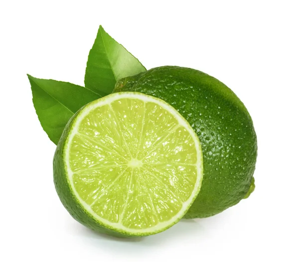 Limes isolated on white background — Stock Photo, Image