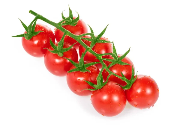 Tomatos Cherry na białym tle — Zdjęcie stockowe