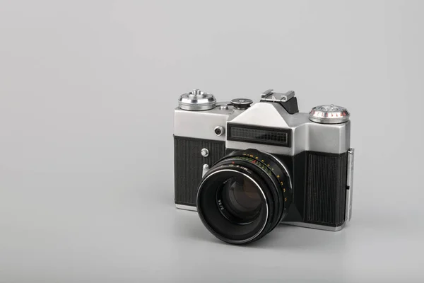 Una vieja cámara de cine. Concepto de foto Vintage — Foto de Stock