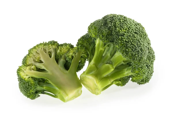 Broccoli isolated on white background clipping path — Stock Photo, Image