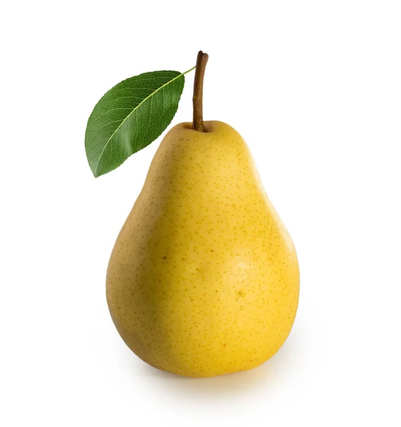 Yellow Pear Isolated White Background — Stock Photo, Image