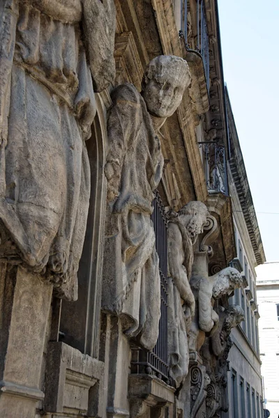 House Omenoni 1565 Church San Fedele Milan Eight Great Men — Stock Photo, Image