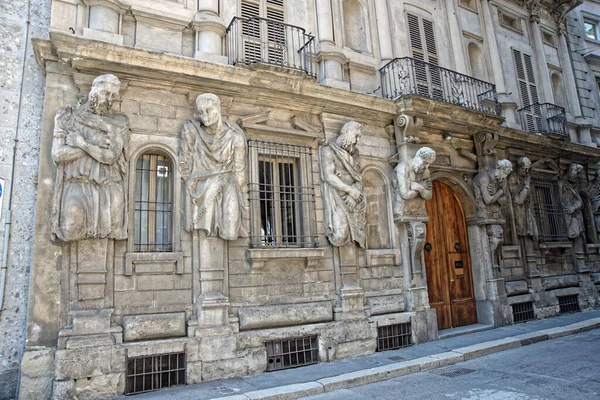 Casa Degli Omenoni Del 1565 Nei Pressi Della Chiesa San — Foto Stock