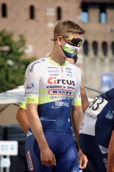 Corrida Anual Ciclismo Que Começa Milão Termina Sanremo — Fotografia de Stock