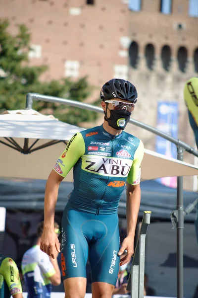 ミラノで始まり サンレモで終わる毎年恒例のサイクリングレース — ストック写真