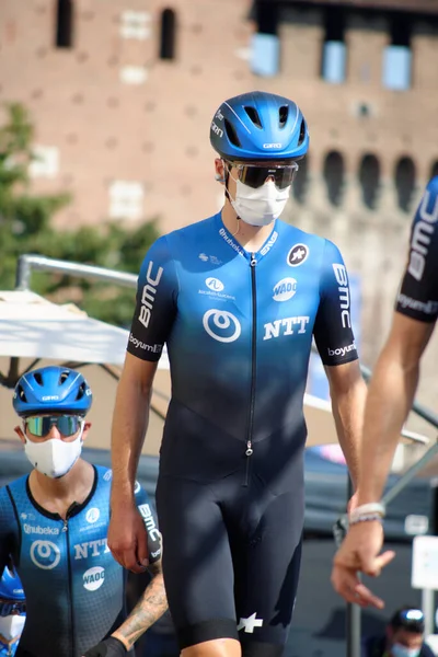 Corrida Anual Ciclismo Que Começa Milão Termina Sanremo — Fotografia de Stock