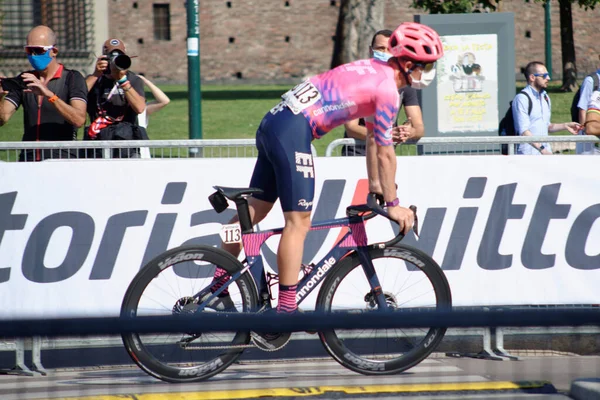 Carrera Anual Ciclismo Que Comienza Milán Termina Sanremo — Foto de Stock