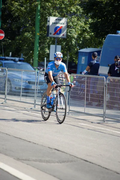 Každoroční Cyklistický Závod Který Začíná Miláně Končí Sanremu — Stock fotografie