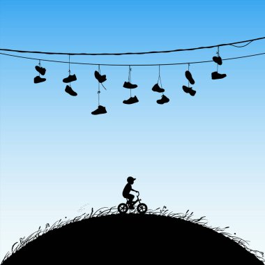  küçük çocuk Bisiklet