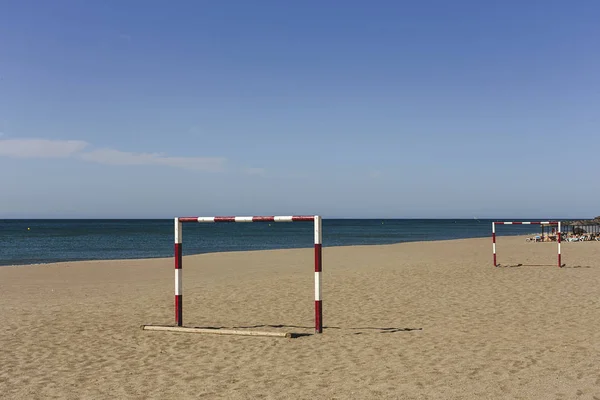 Escenas de playa en un día soleado — Foto de Stock