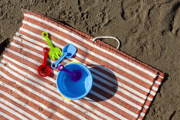 Brinquedos de praia infantis — Fotografia de Stock