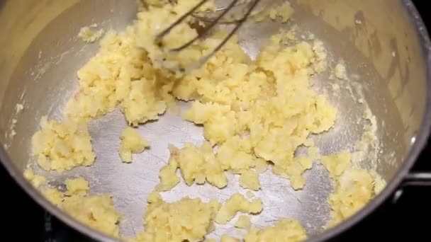 Chef Hands Making Homemade Bechamel Sauce Croquettes — Stock Video