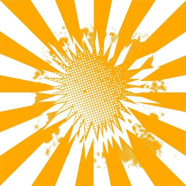 Bir parlak turuncu ve beyaz soyut patlayıcı patlama renk ray stili arka plan