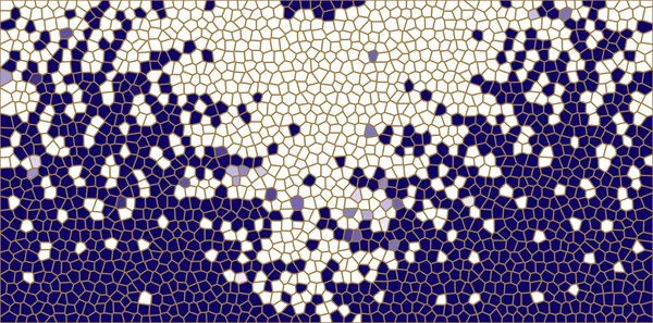 Bir Kırık Mavi Beyaz Mozaik Arka Plan — Stok fotoğraf