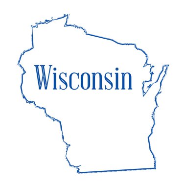 Amerikan wisconsin Eyaleti'nde anahat Haritası