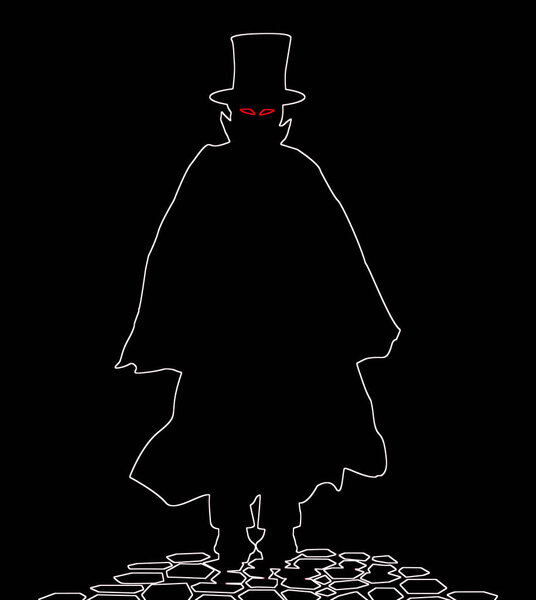 A vampire on the cobble streets of London