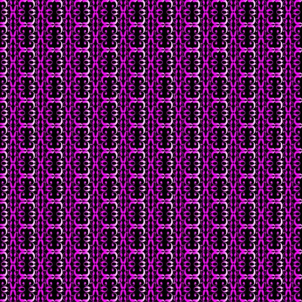 Linked Purple Pattern Background Black — Stock Photo, Image