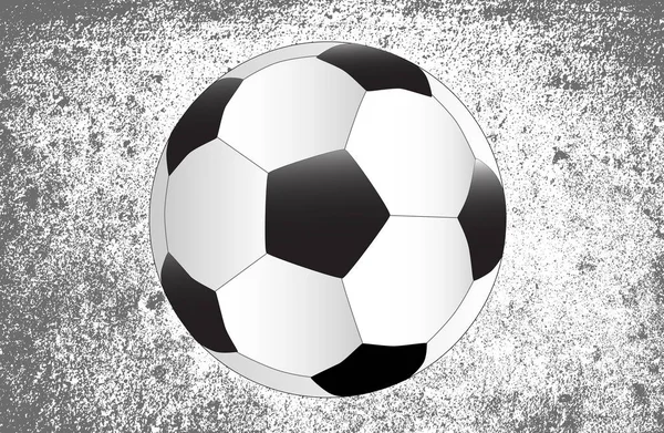 Nouveau Football Sur Fond Darg Grunge — Image vectorielle