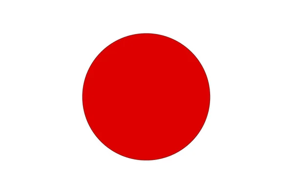 日本升起的太阳旗帜的一个令人讨厌的版本 — 图库矢量图片