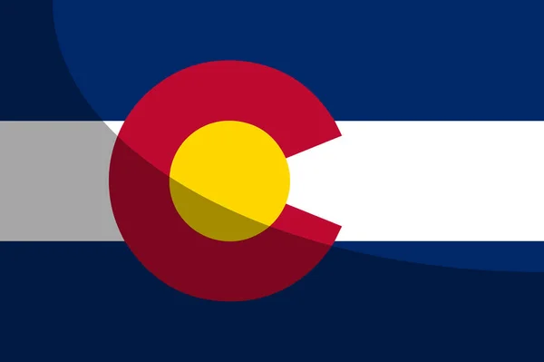 Amerika Birleşik Devletleri Colorado Nun Dairesi — Stok Vektör