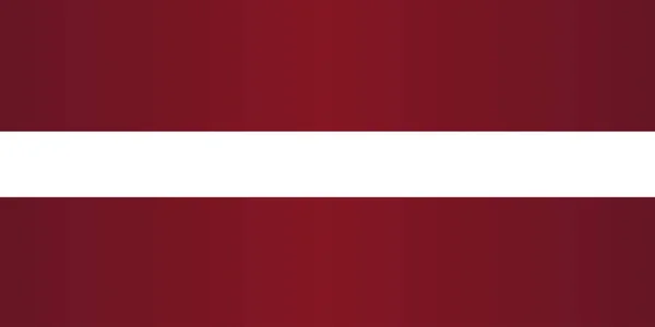 Nationale Vlag Van Het Land Letland Strepen — Stockvector
