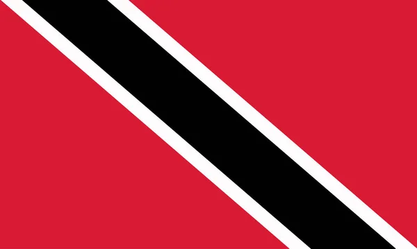 Trinidad Tobago Zászlaja — Stock Vector
